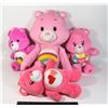 Image 1 : 4 LARGE PLUSHIE CARE BEARS, PINK
