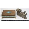 Image 1 : VINTAGE SILVER PLATED ELEGANCE TRAIN COIN BANK