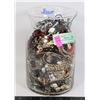 Image 2 : GLASS JAR FULL OF ASSORTED JEWELRY