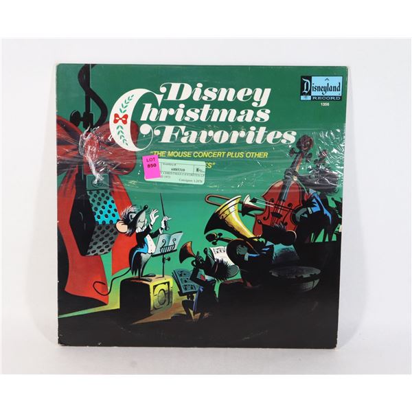 DISNEY CHRISTMAS FAVORITES LP RECORD 1973