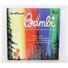 Image 1 : WALT DISNEY'S BAMBI LP RECORD 1963