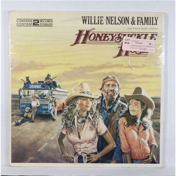HONEYSUCKLE ROSE SOUNDTRACK WILLIE NELSON 2 RECORD