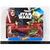 Image 1 : STAR WARS 2PK HOTWHEELS EMPEROR PALPATINE AND YODA