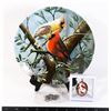 Image 1 : "THE CARDINAL" COLLECTOR PLATE 8-1/2" DIA. COME