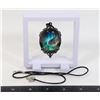 Image 1 : NORTHERN LIGHTS PENDANT NECKLACE IN FLOATING