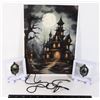 Image 1 : HAUNTED HOUSE ON A MOONLIT NIGHT CANVAS ART