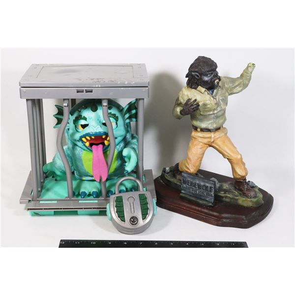 VINTAGE WEREWOLF STATUE, HIGH QUALITY