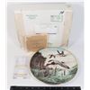 Image 1 : "CANVASBACKS IN MARCH" VINTAGE COLLECTORS PLATE