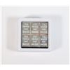Image 1 : 6GRAM DIVISIBLE 999 SILVER BAR IN GEMSTONE DISPLAY