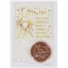 Image 1 : 1-OZ PURE 999 GEMINI COPPER ROUND IN CAPSULE AND