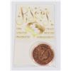 Image 1 : 1-OZ PURE 999 PISCES COPPER ROUND IN CAPSULE AND