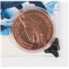Image 2 : MEGALODON 1-OZ FINE COPPER ROUND IN CAPSULE WITH