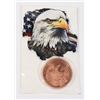 Image 1 : EAGLE 1-OZ 999 FINE COPPER ROUND IN CAPSULE AND