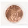 Image 2 : 1-OZ 999 FINE COPPER OWL ROUND IN CAPSULE WITH