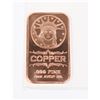 Image 2 : 1-OZ 999 FINE COPPER STATUE OF LIBERTY ROUND IN