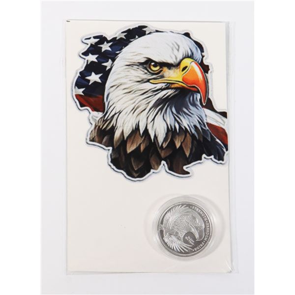 1/4-OZ SILVER EAGLE IN CAPSULE WITH CARD