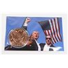 Image 1 : 1-OZ 999 FINE COPPER DONALD J TRUMP ROUND IN