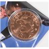 Image 2 : 1-OZ 999 FINE COPPER DONALD J TRUMP ROUND IN