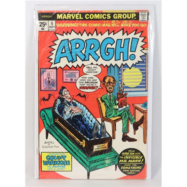 MARVEL ARRGH! #5 (1975)