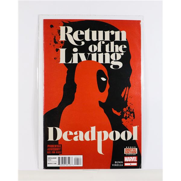 MARVEL RETURN OF THE LIVING DEADPOOL #4 (2015)