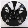Image 1 : NEW X-FILES THEME VINYL ENGRAVED WALL CLOCK