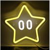 Image 1 : NEW MARIO STAR POWERUP THEME LED NEON LIGHT UP