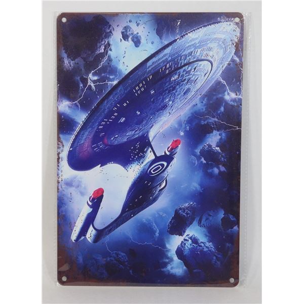NEW 8"X 12" STAR TREK USS ENTERPRISE D THEME MET