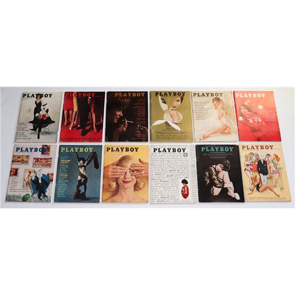 COMPLETE 1961 SET OF PLAYBOY ENTERTAINMENT FOR
