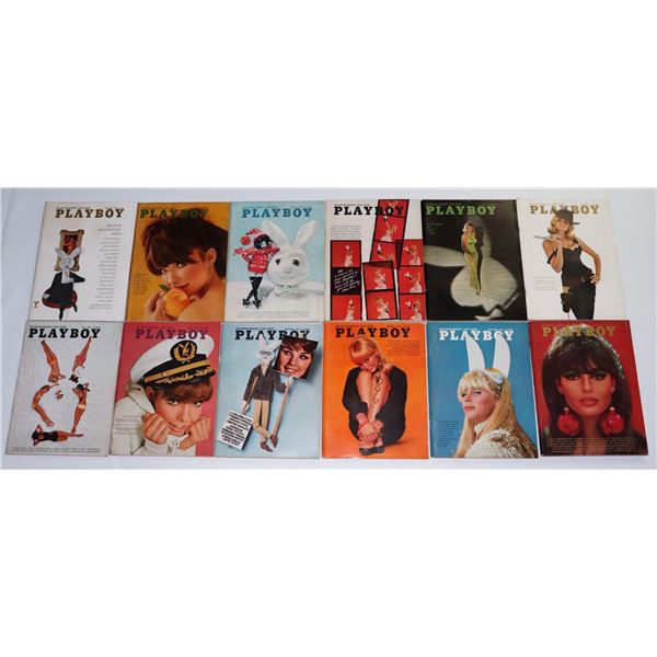 COMPLETE 1966 SET OF PLAYBOY ENTERTAINMENT FOR