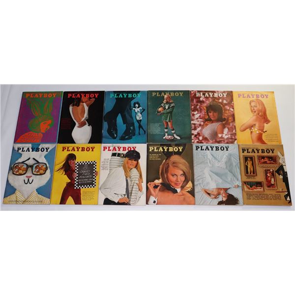 COMPLETE 1967 SET OF PLAYBOY ENTERTAINMENT FOR