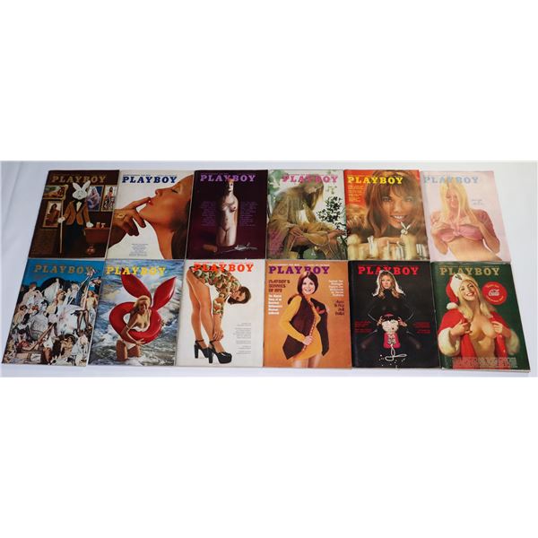 COMPLETE 1972 SET OF PLAYBOY ENTERTAINMENT FOR