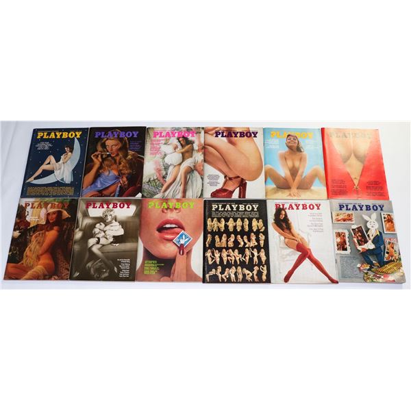 COMPLETE 1973 SET OF PLAYBOY ENTERTAINMENT FOR