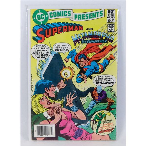 DC COMICS PRESENTS #40 (1981)