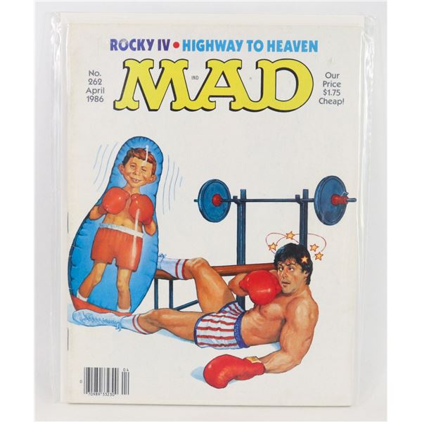 MAD MAGAZINE #262 (1986) (FEAT. ALFIE ON A