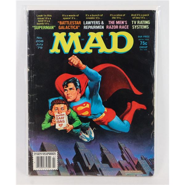 MAD MAGAZINE #208 (SUPERMAN) (1979)