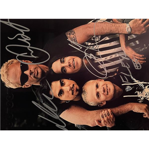 Red Hot Chili Peppers band signed photo