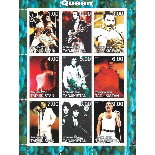 Queen Commemorative Stamp Sheet