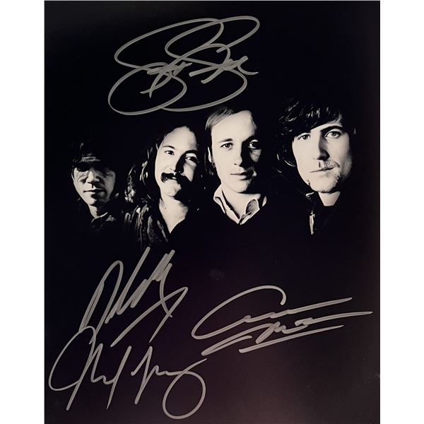 Crosby, Stills, Nash & Young band signed photo