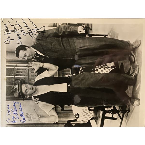 The Honeymooners Art Carney and Jackie Gleason signed photo