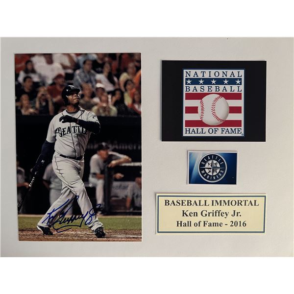 Ken Griffey Jr. signed photo