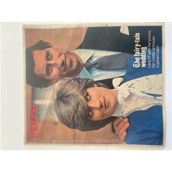 Chicago Tribune Original 1981 Vintage Magazine