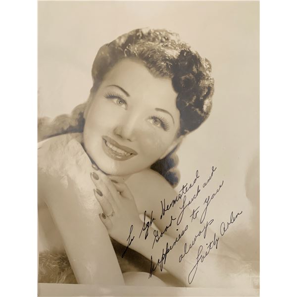 Faith Arlen signed photo
