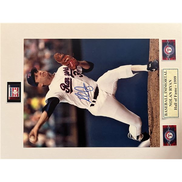 Nolan Ryan signed photo