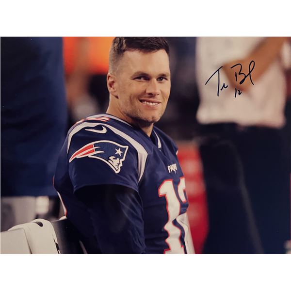 Tom Brady signed photo