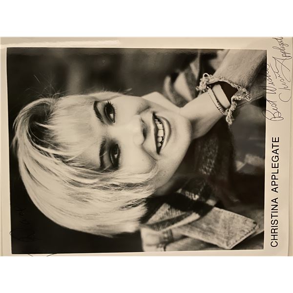 Christina Applegate signed photo