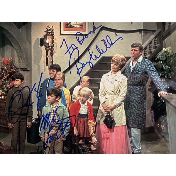 The Brady Bunch cast signed photo