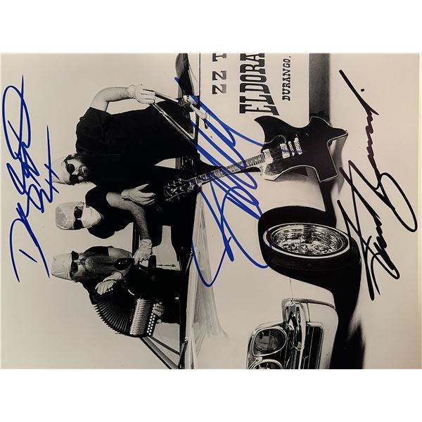 ZZ Top band signed photo