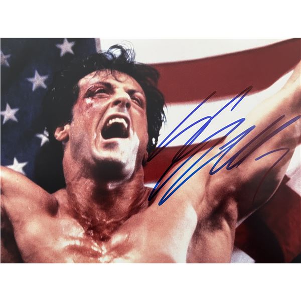 Rocky Sylvester Stallone signed photo