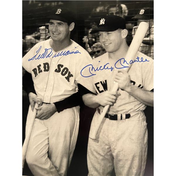 Ted Williams / Mickey Mantle signed photo