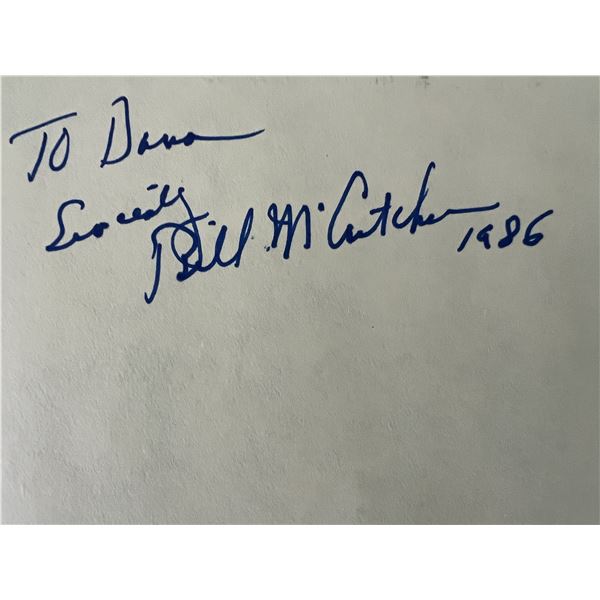 Bill McCutcheon autograph